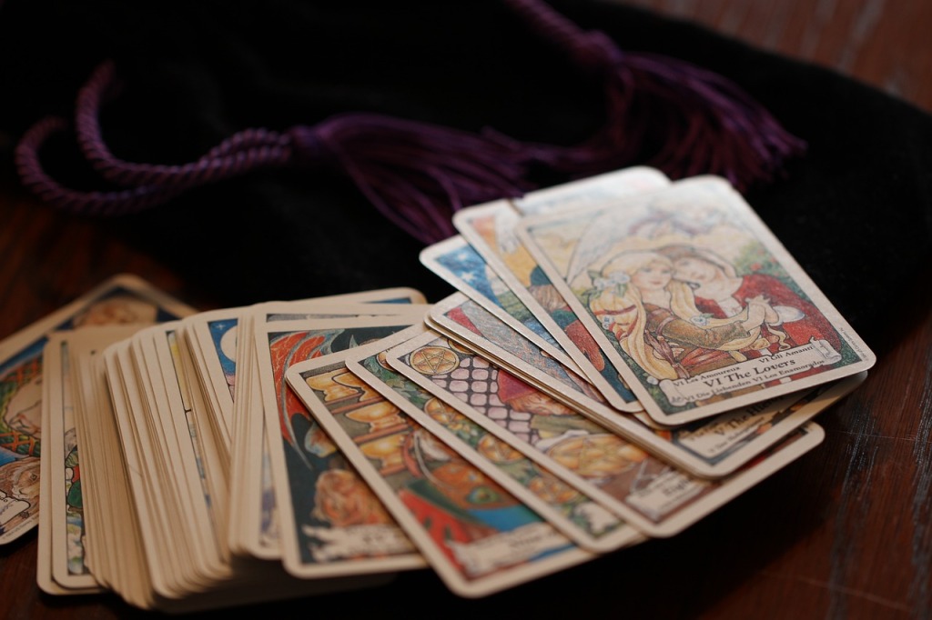 A deck of tarot cards, which certainly possess arcane powers.